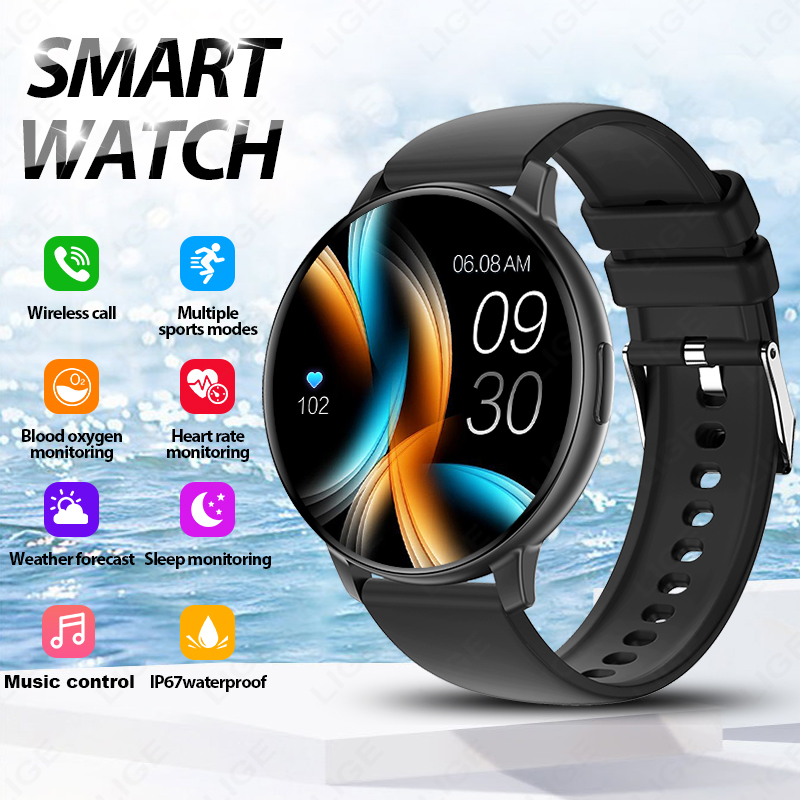 LIGE New 1.43 inches Bluetooth - Watches Ladies Smartwatch review and price