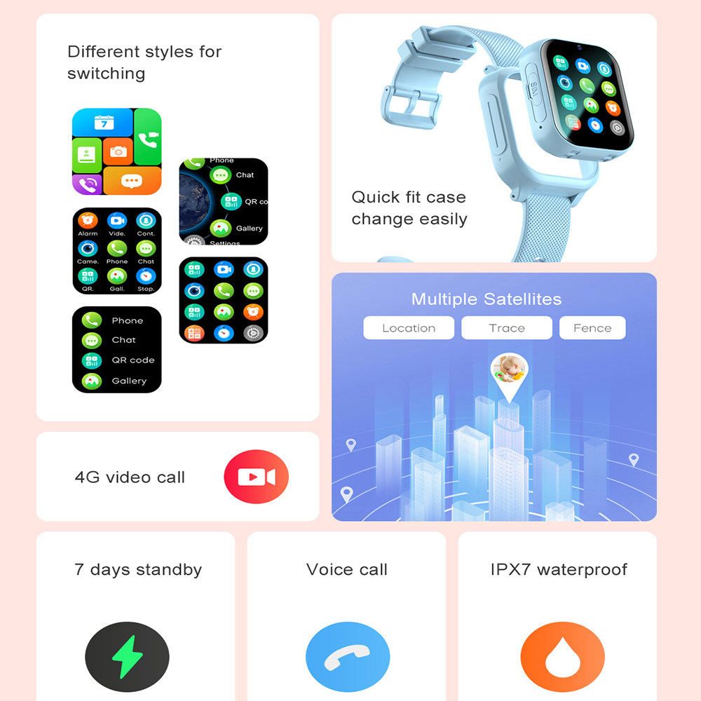 Smart Watch Kids 4G GPS WIFI V - Smartwatch Watches For Girls review and price