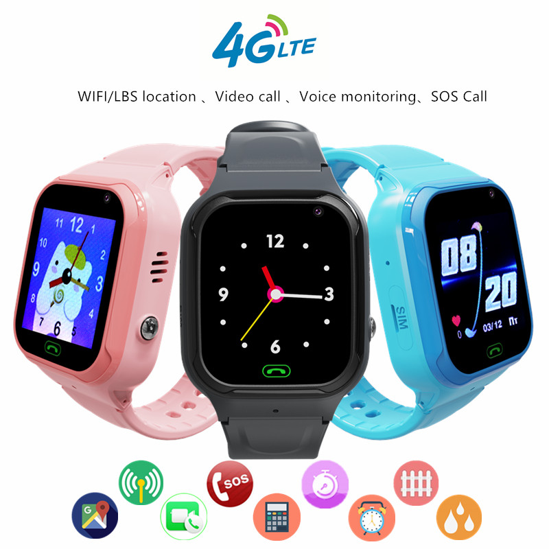 4G Kids Smart Phone Watch Vide - Smartwatch Digital Watches For Kid Girl review and price