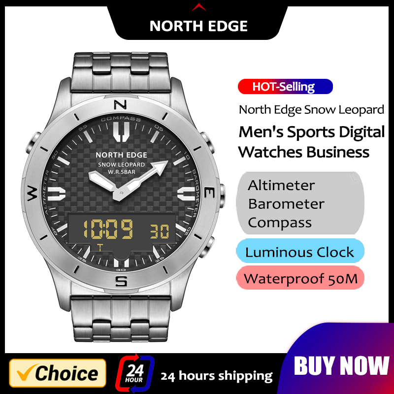 NORTH EDGE Men's Sports Digita - Altimeter Compass Watch review and price